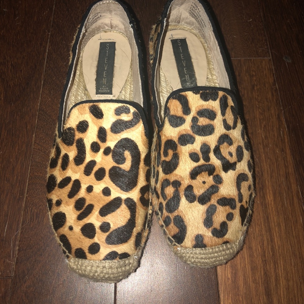 Steven by Steve Madden Leopard espadrilles